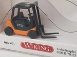 Wiking New Ho 1/87 Scale Still 70-25 Forklift Orange & Black Finish. Fixed Price $17.59.