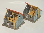 Collection Of Vintage Faller And Kibri Ho Scale Buildings - Assembled. Fixed Price $24.99.