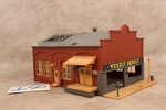 I50B Vintage Ho Scale City Railroad Side Weekly Herald Newspaper Building. Fixed Price $29.99.