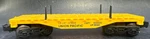 Gauge Train Lionel Union Pacific Railroad Up 9020 Flat Car - Yellow W/stakes. Fixed Price $8.99.