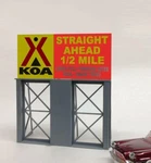 Miller Engineering 883151 Koa Roadside Billboard. Fixed Price $49.99.