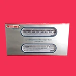 Williams By Bachmann 43162 72 Ft Streamlined Passenger Car Set Pennsylvania. Fixed Price $274.99.