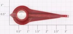 Lionel 1044-31 Red Control Handle With Center (10). Fixed Price $22.50.
