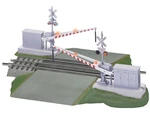 Lionel Fastrack Grade Crossing With Gates And Flashers 6-12062. Fixed Price $189.98.