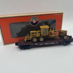 Lionel 6-29441 Union Pacific Flat Car With Grader Cat Original Box. Fixed Price $74.95.