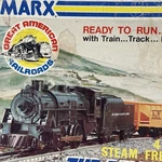 Marx Ready To Run 4 Unit Steam Freight Train Set 2905 The Reliable Scale Gauge. Fixed Price $79.99.