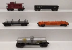 Lionel O-gauge Vintage Assorted Freight Cars #3461/6462/6555/6357/636255. Fixed Price $69.99.