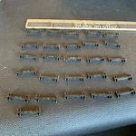 Vintage Lgb No 1150 Gauge Black Plastic Track Lock Clip Lot Of (26) Pre Owned. Fixed Price $7.28.