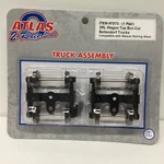 Atlas #7073 Scale 2 Rail Bettendorf Trucks New (fits Weaver Rolling Stock). Fixed Price $31.50.