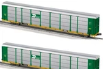Lionel Burlington Norther 89 Auto Rack Set 6-29338 Scale Carrier Pack. Fixed Price $399.99.