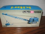 Kibri, 10384 Ho Scale, Menck Excavator With Drag Bucket Kit, Blue, Open Box. Fixed Price $40.00.