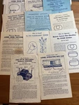 11 Lionel Instruction Sheets All Different. Fixed Price $17.95.
