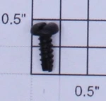 Lionel 2122-21 6X3/8" Black Slotted Pan Head Self Tapping Screw (25). Fixed Price $6.25.