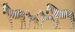 Preiser 20387 Ho Scale Animals Zebras: Adults & Foals. Fixed Price $20.99.