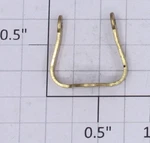 American Flyer 4000-4 Brass Wide Gauge Ornamental Bell Bracket (10). Fixed Price $40.00.