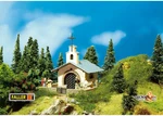Vintage Faller Mountain Chapel Railroad Church Ho Scale Model Kit #243. Fixed Price $15.99.