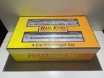 Mth Railking #30-67996 Gauge Amtrak Phase Ii 4-CAR 60' Passenger Set Boxed. Fixed Price $280.00.