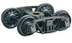 Kadee 571 Ho Andrews Self Centering Trucks With 33" Ribbed Back Wheels. Fixed Price $11.99.
