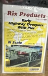 Rix Products N-scale Kit #628-0152 Early Highway Overpass With Pier Nib Ny. Fixed Price $17.99.