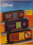 Super Mint!!! Factory Sealed!!! Lionel 6-21876 Disney Villain Hi-cube 3-PACK. Fixed Price $139.95.