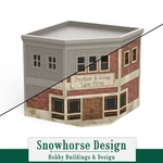 Corner Law Firm (unpainted) Classic Main Street (s/ho/n Scales). Fixed Price $32.50.