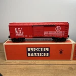 Lionel Post War Scale 6464-525 Minneapolis & St. Louis Box Car Mint. Fixed Price $169.00.