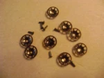 Lionel 715-21 Brakewheel & 3656-153 Stud (eight Of Each). Fixed Price $9.95.