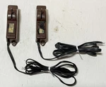 Lionel Automatic Switch Controllers, 4' Wires No Lights- Tested Good. Fixed Price $9.95.