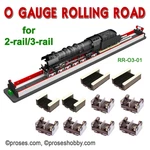 Gauge (2-RAIL & 3-RAIL) Rolling Road W/6 Rollers By Proses Model Train Tools. Fixed Price $199.00.