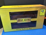 Mth Railking 30-2175-1 Cta Chicago L-train 4-CAR Subway Set W/PS1 O-gauge Lnib. Fixed Price $685.00.