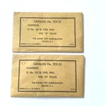 Lionel Postwar TOC-51 Steel Track Nos Sealed Envelopes = 24PINS. Fixed Price $22.00.