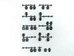 Lot #29 Kadee Ho Model Train Plastic Draft Gear Box 3111229. Fixed Price $7.25.