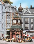 Faller 180583 Ho Scale Kiosk Souvenir Sale & Newsstand Newspapers With Clocks. Fixed Price $40.65.
