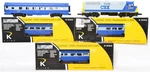 K-line F40 Ph Diesel, Powered K2412-9992 W/ Csxt 4-CAR Set K4612-40001-40004. Fixed Price $1250.00.