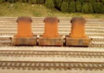 Rix Products 628-601 Ho Scale Ingot Buggies & Molds (3 Pack). Fixed Price $15.95.
