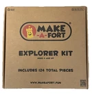 Make-a-fort Explorer Kit Build Indoor Tunnels Mazes New Complete But No Manual. Fixed Price $89.00.