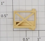 Lionel 3656-79 Left Hand Yellow Gate (12). Fixed Price $8.40.