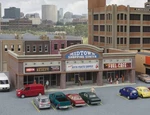 Walthers Cornerstone 933-3891 1/160 Scale Modern Shopping Center W/ Stores. Fixed Price $44.55.