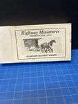 Ho Scale Jordan Products Highway Miniatures Standard Delivery Wagon 360-102 Nos. Fixed Price $15.00.