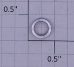 American Flyer PA7237A2 Scale Aluminum Main Rod Spacer (10). Fixed Price $10.00.