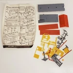 Vintage Life-like Buildems Pikesville Junction Ho Scale Model Train Station. Fixed Price $15.00.