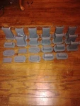 Mth Realtrax 40-1146 Gauge 23 Piece Elevated Trestle Piers For Fastrack. Fixed Price $100.00.