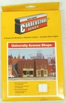 Walthers 933-3208 University Avenue Shops Kit. Fixed Price $24.69.
