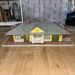 Marx Gauge Train Glendale Depot Station Litho Tinplate Metal Vintage. Fixed Price $99.00.