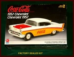 Amt 1:25 Scale Kit 1957 Coca Cola Chevrolet #H862-1000 Factory Sealed. Fixed Price $27.50.