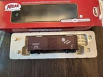 Atlas 20003039 40' Post-war Box Car, Pittsburg & West Virginia Ho. Fixed Price $25.00.