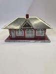 Vintage Marx 2960 O/027 Tin Litho Girard Whistling Train Station Depot - Works. Fixed Price $34.95.