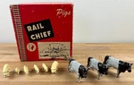 Rare Vintage Rail Chief Bachmann Die Cast Metal Ho Train Scale Farm Animals Pigs. Fixed Price $14.99.