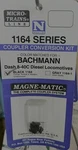 Micro Trains Coupler Conversion Kit 1164 Black Bachmann Dash 8-40C Disel Loco. Fixed Price $21.00.