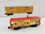 Mth Railking Up 30-7420 Route Of The Big Boys & 20-91750 Bay Window Caboose. Fixed Price $89.96.